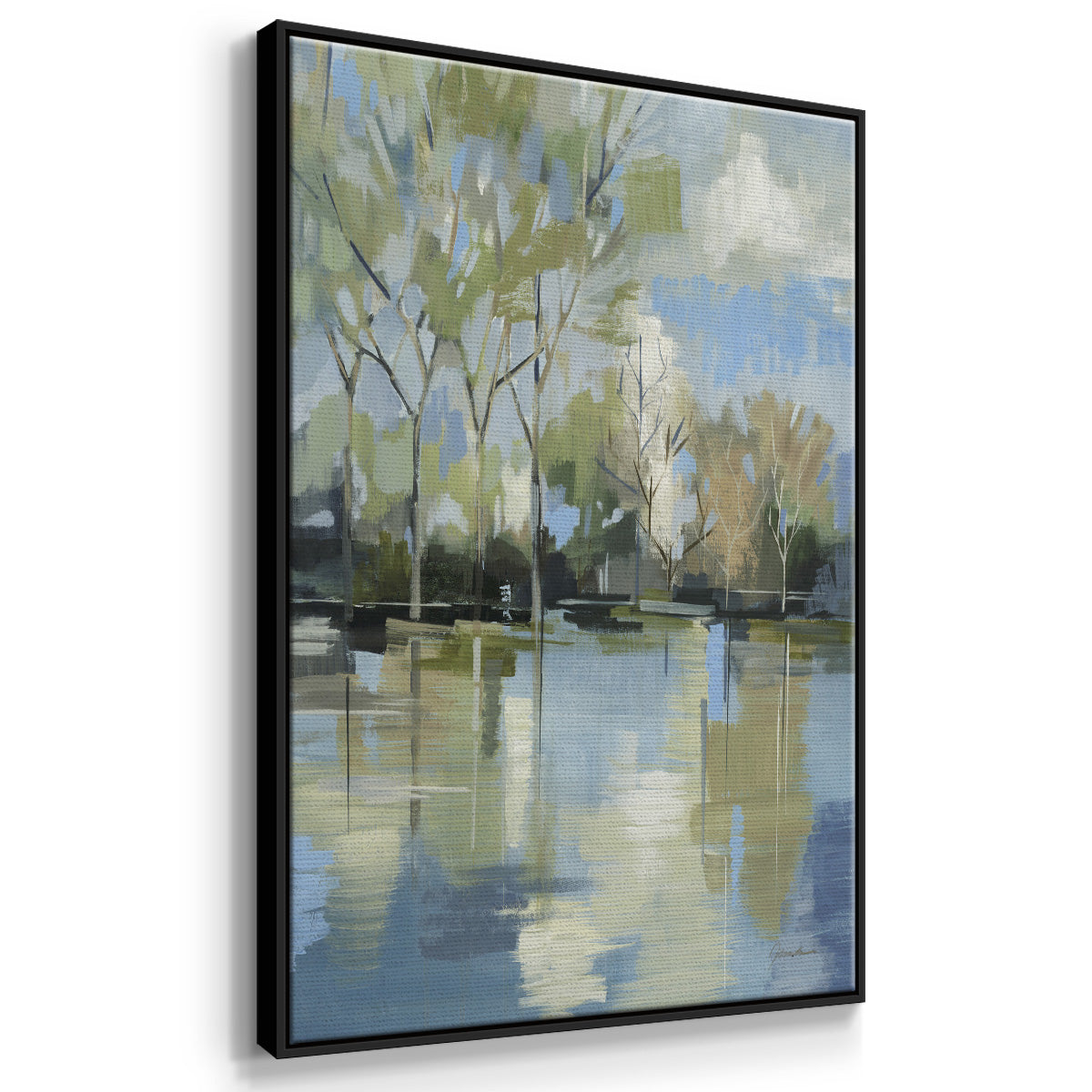 Enchanted Forest II - Floater Framed Canvas Print