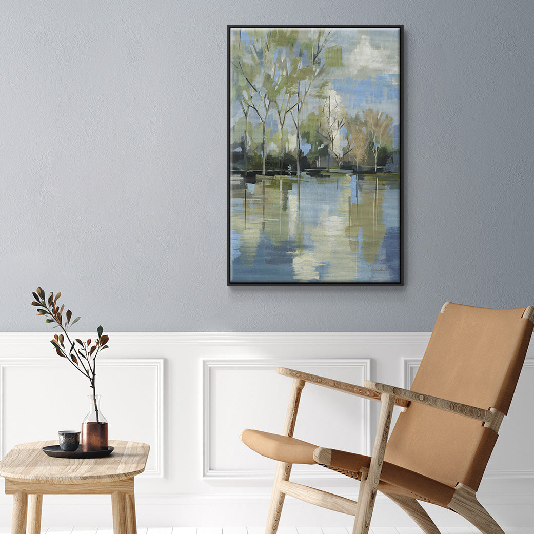Enchanted Forest II - Floater Framed Canvas Print