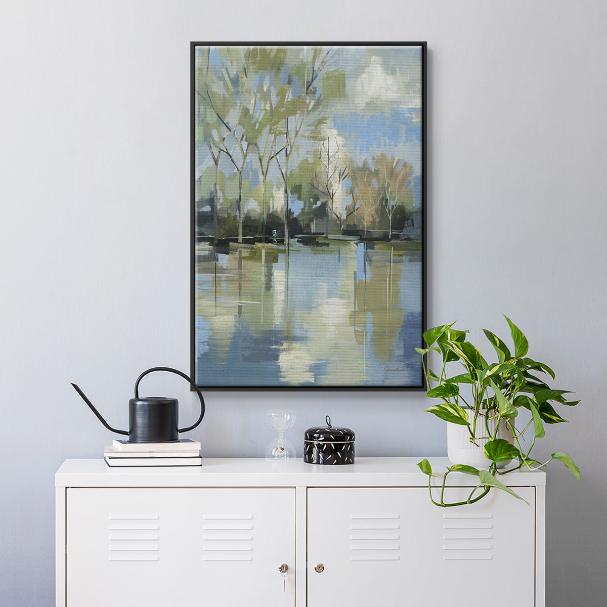 Enchanted Forest II - Floater Framed Canvas Print