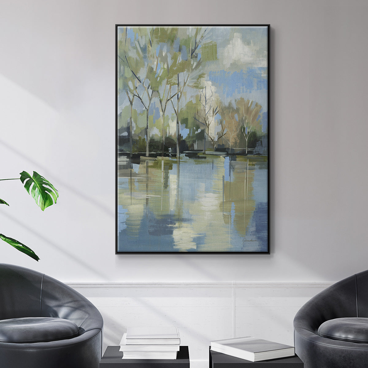 Enchanted Forest II - Floater Framed Canvas Print