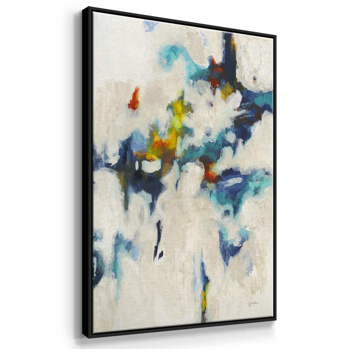 Find & Seek - Floater Framed Canvas Print