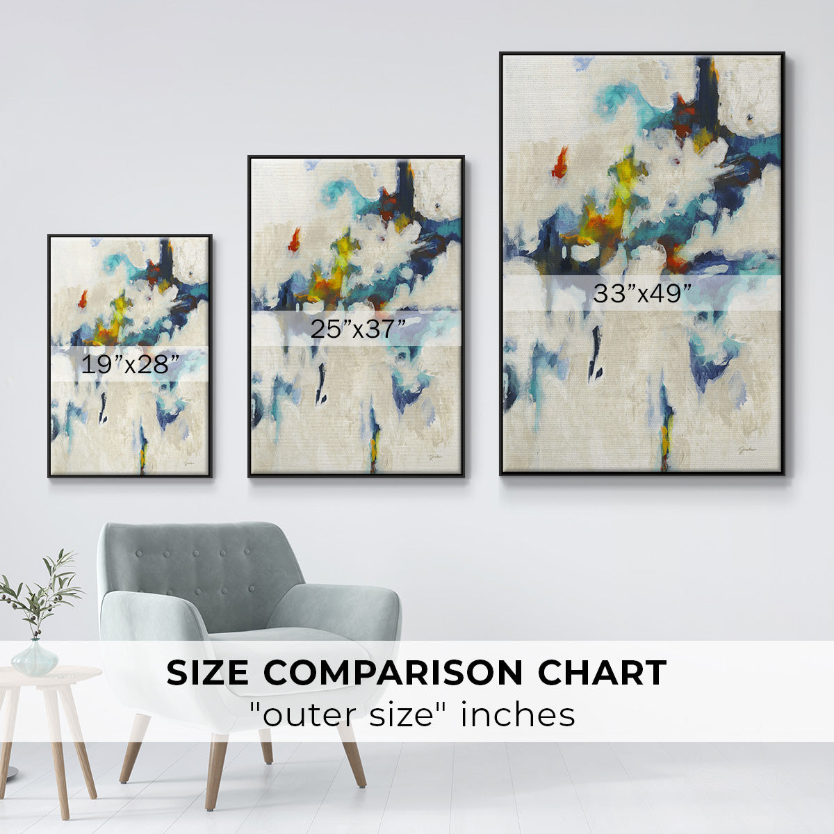 Find & Seek - Floater Framed Canvas Print