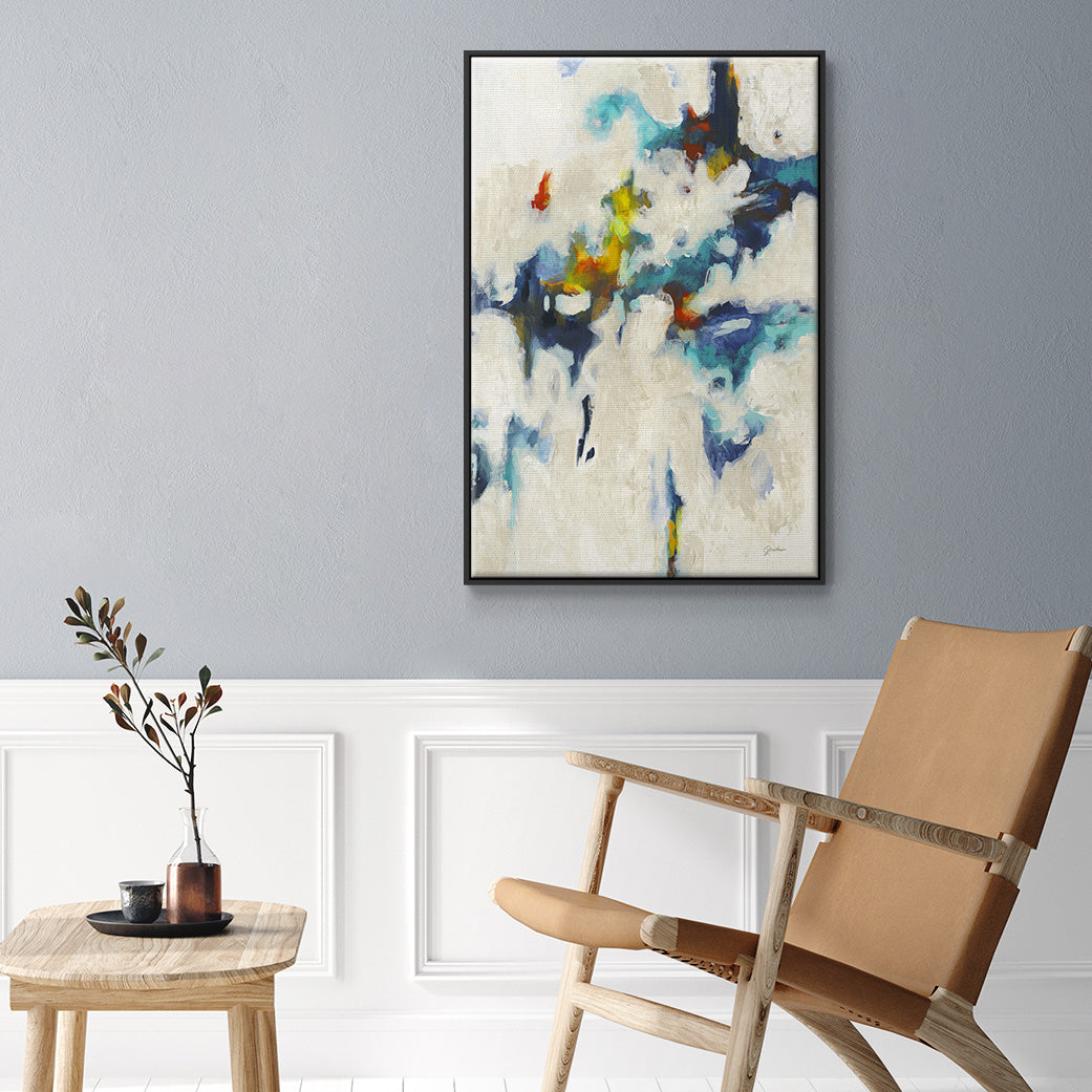 Find & Seek - Floater Framed Canvas Print