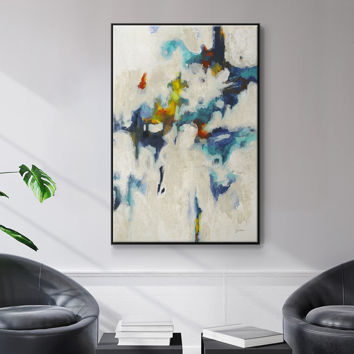 Find & Seek - Floater Framed Canvas Print