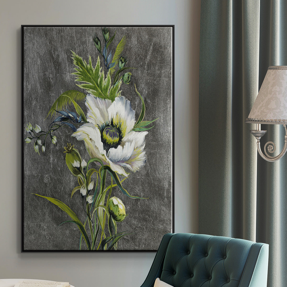 Sunny Sunday II - Floater Framed Canvas Print