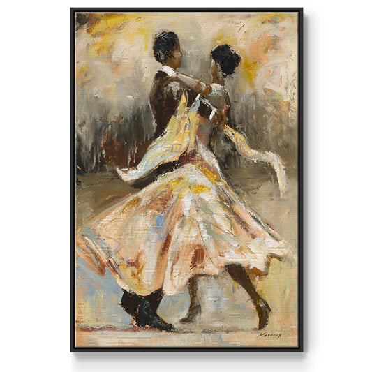 Night Out - Floater Framed Canvas Print