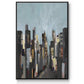 City Beat - Floater Framed Canvas Print