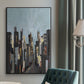 City Beat - Floater Framed Canvas Print