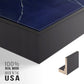 Indigo 1 - Floater Framed Canvas Print