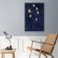 Indigo 1 - Floater Framed Canvas Print