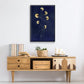 Indigo 1 - Floater Framed Canvas Print