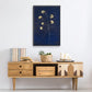 Indigo 2 - Floater Framed Canvas Print