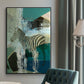 Crossing the Lines - Floater Framed Canvas Print