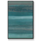 Stars & Shores I - Floater Framed Canvas Print