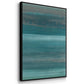 Stars & Shores I - Floater Framed Canvas Print
