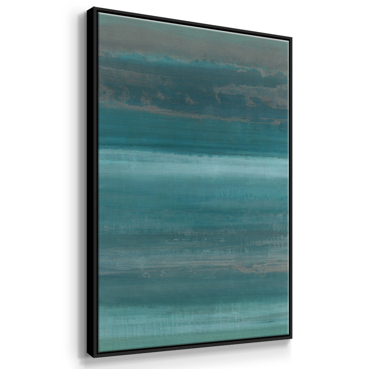 Stars & Shores I - Floater Framed Canvas Print
