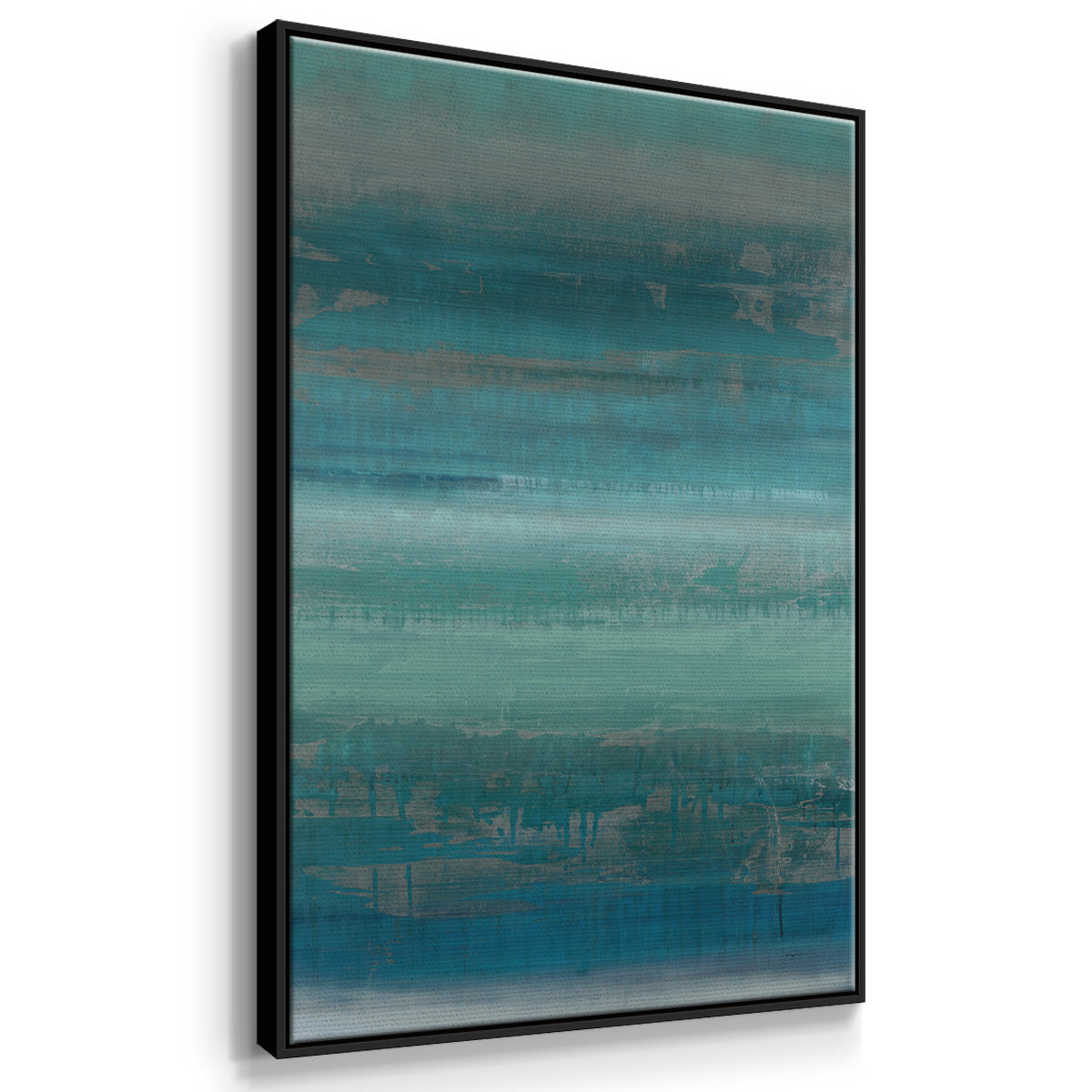 Stars & Shores II - Floater Framed Canvas Print
