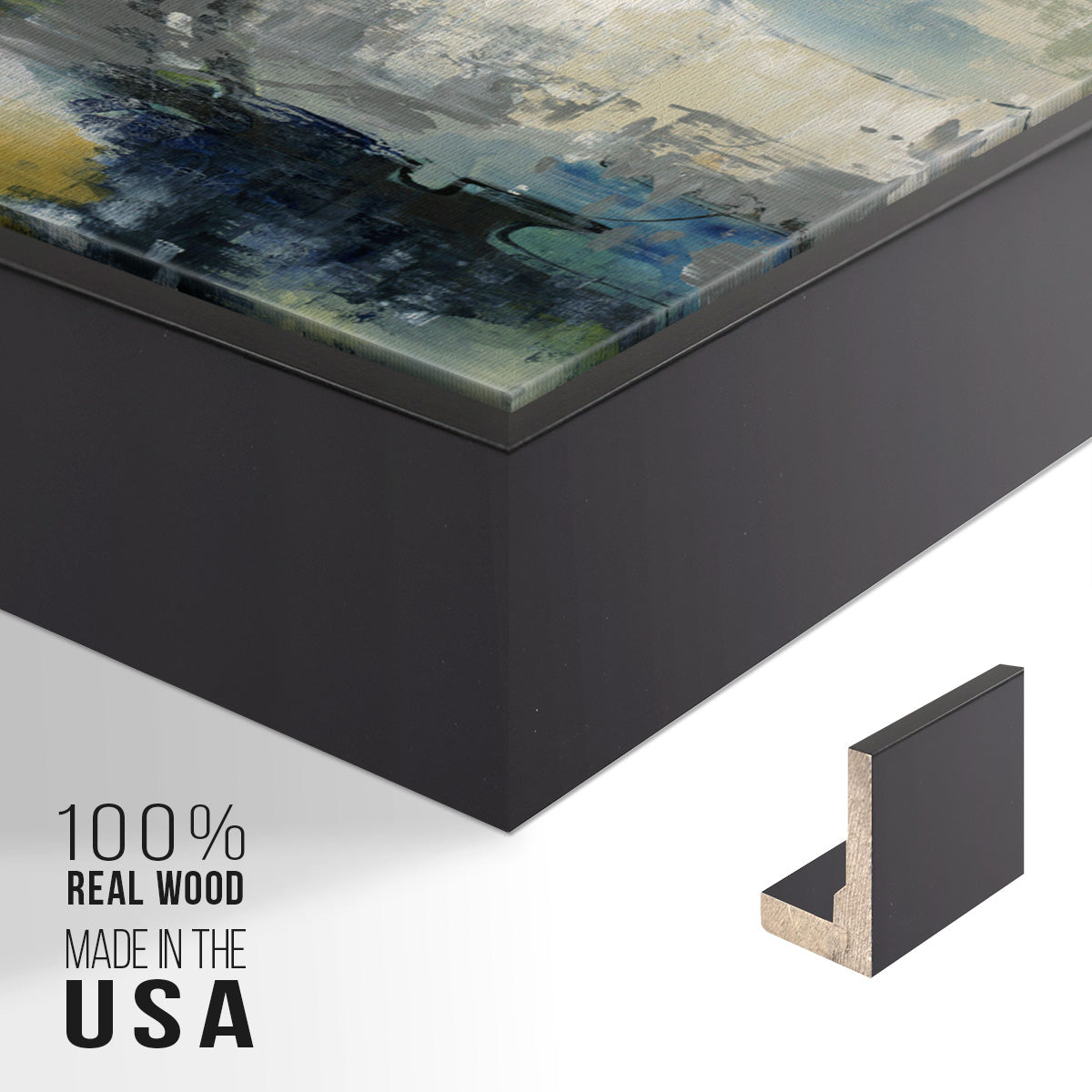 Making Magic - Floater Framed Canvas Print
