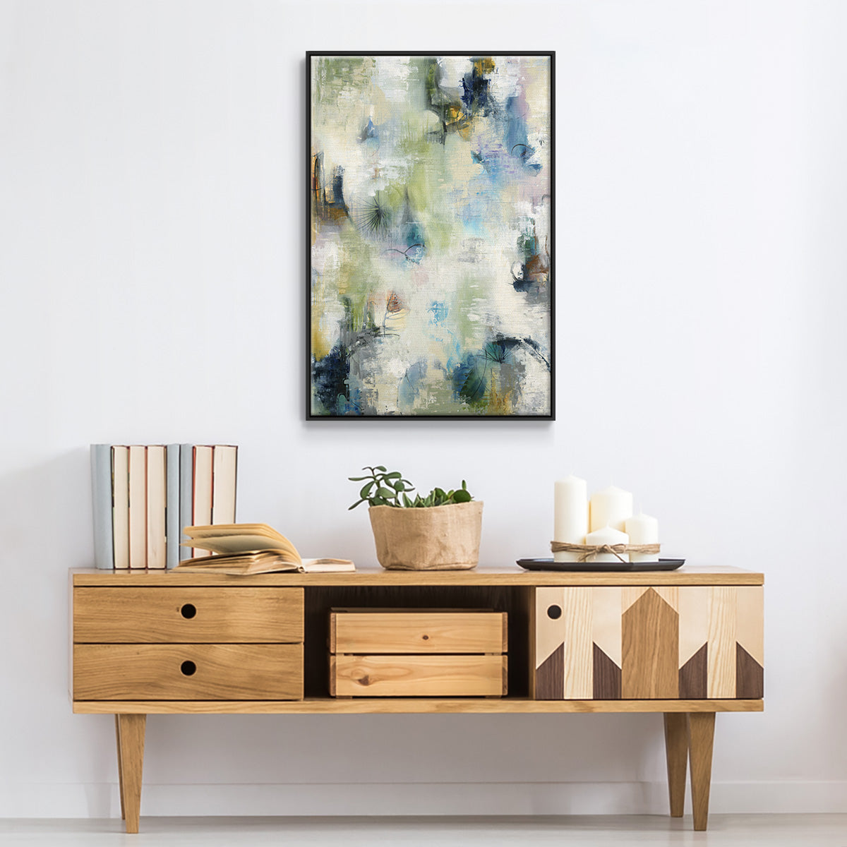 Making Magic - Floater Framed Canvas Print