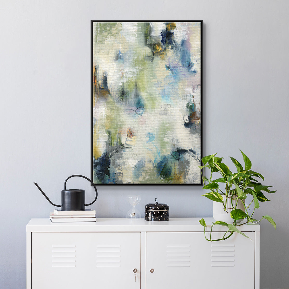 Making Magic - Floater Framed Canvas Print