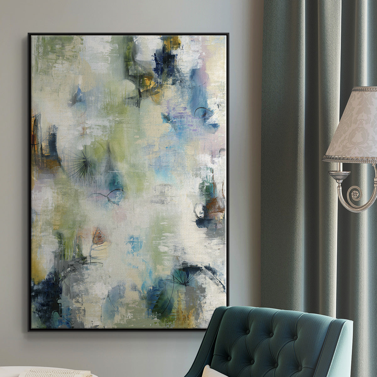 Making Magic - Floater Framed Canvas Print