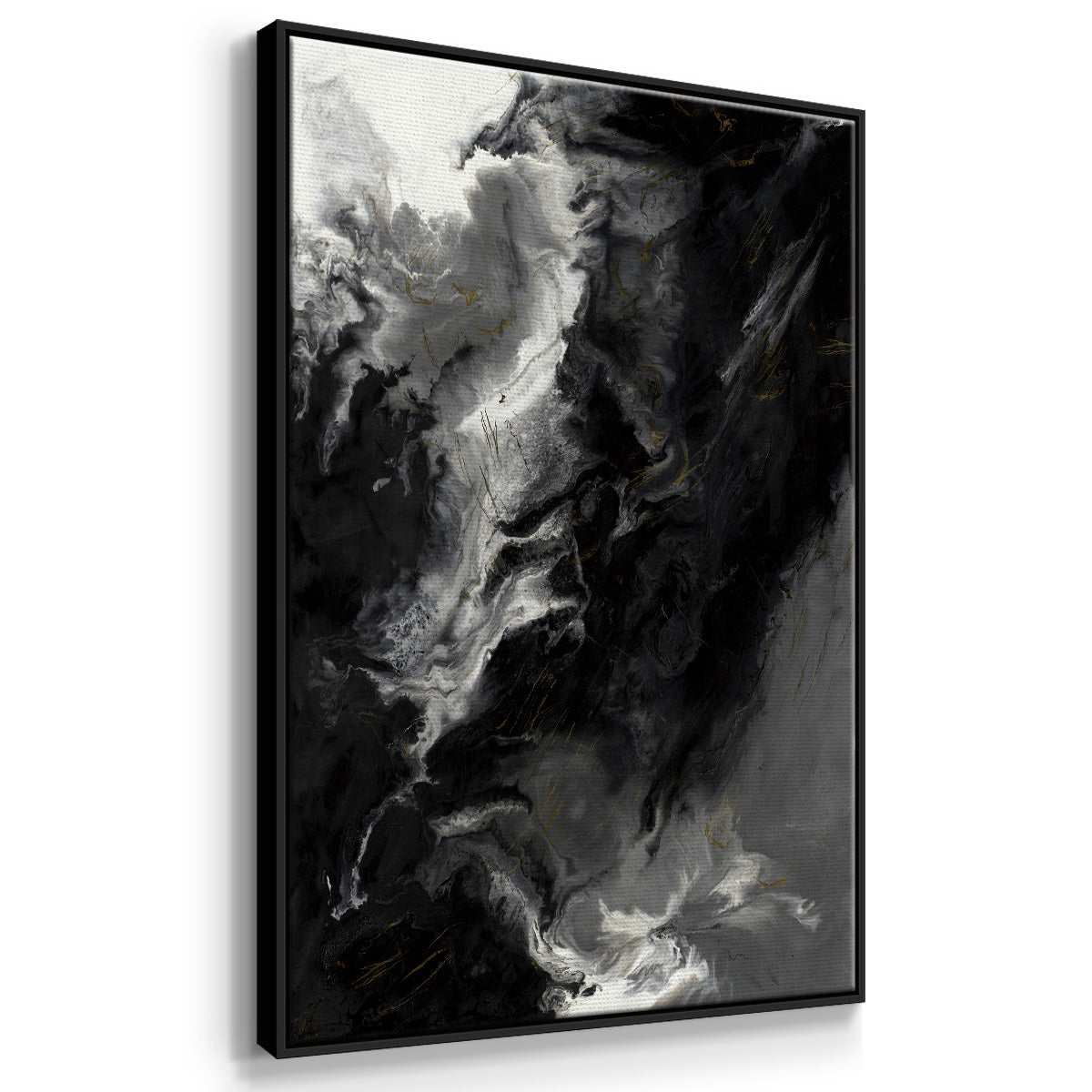 Changes - Floater Framed Canvas Print