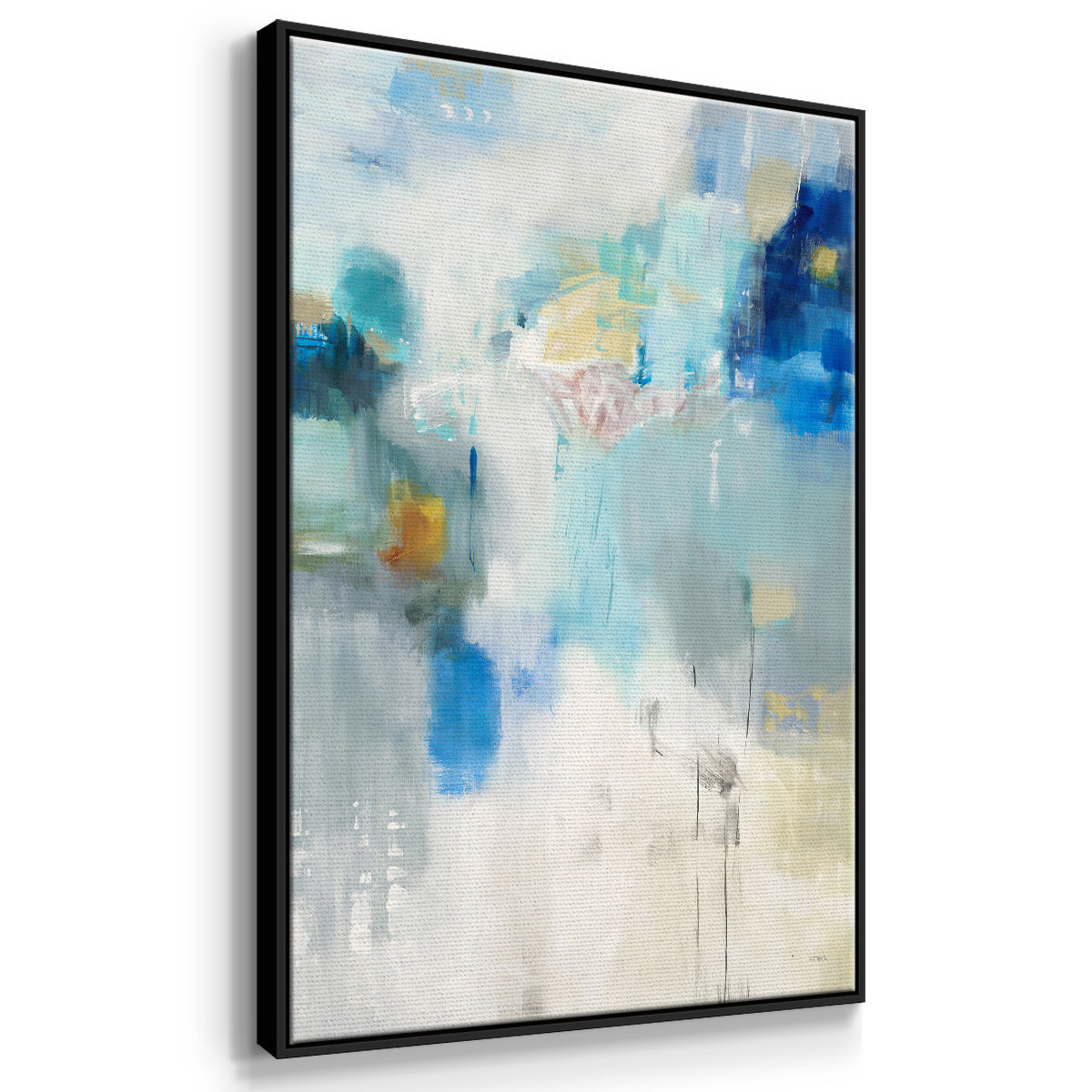 Celeste Motion I - Floater Framed Canvas Print