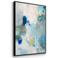 Celeste Motion II - Floater Framed Canvas Print