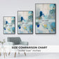 Celeste Motion II - Floater Framed Canvas Print
