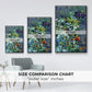 Lots of Love in the Garden - Floater Framed Canvas Print