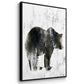 Bear Totem - Floater Framed Canvas Print