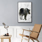 Bear Totem - Floater Framed Canvas Print