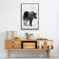 Bear Totem - Floater Framed Canvas Print