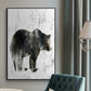 Bear Totem - Floater Framed Canvas Print
