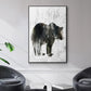 Bear Totem - Floater Framed Canvas Print
