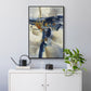 Blast - Floater Framed Canvas Print