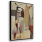 Peaches - Floater Framed Canvas Print