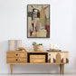 Peaches - Floater Framed Canvas Print