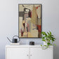 Peaches - Floater Framed Canvas Print