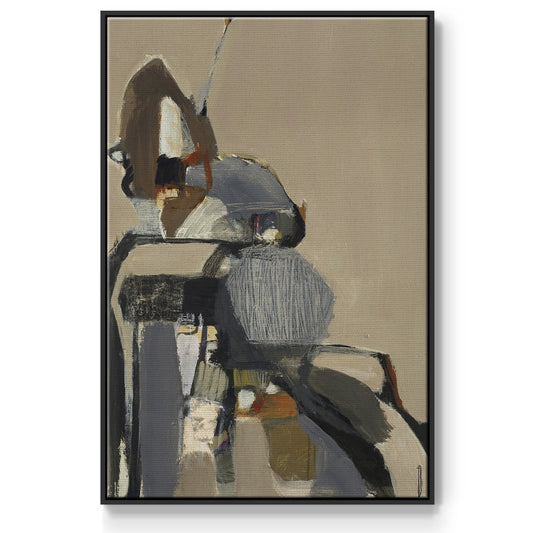 Landslide - Floater Framed Canvas Print