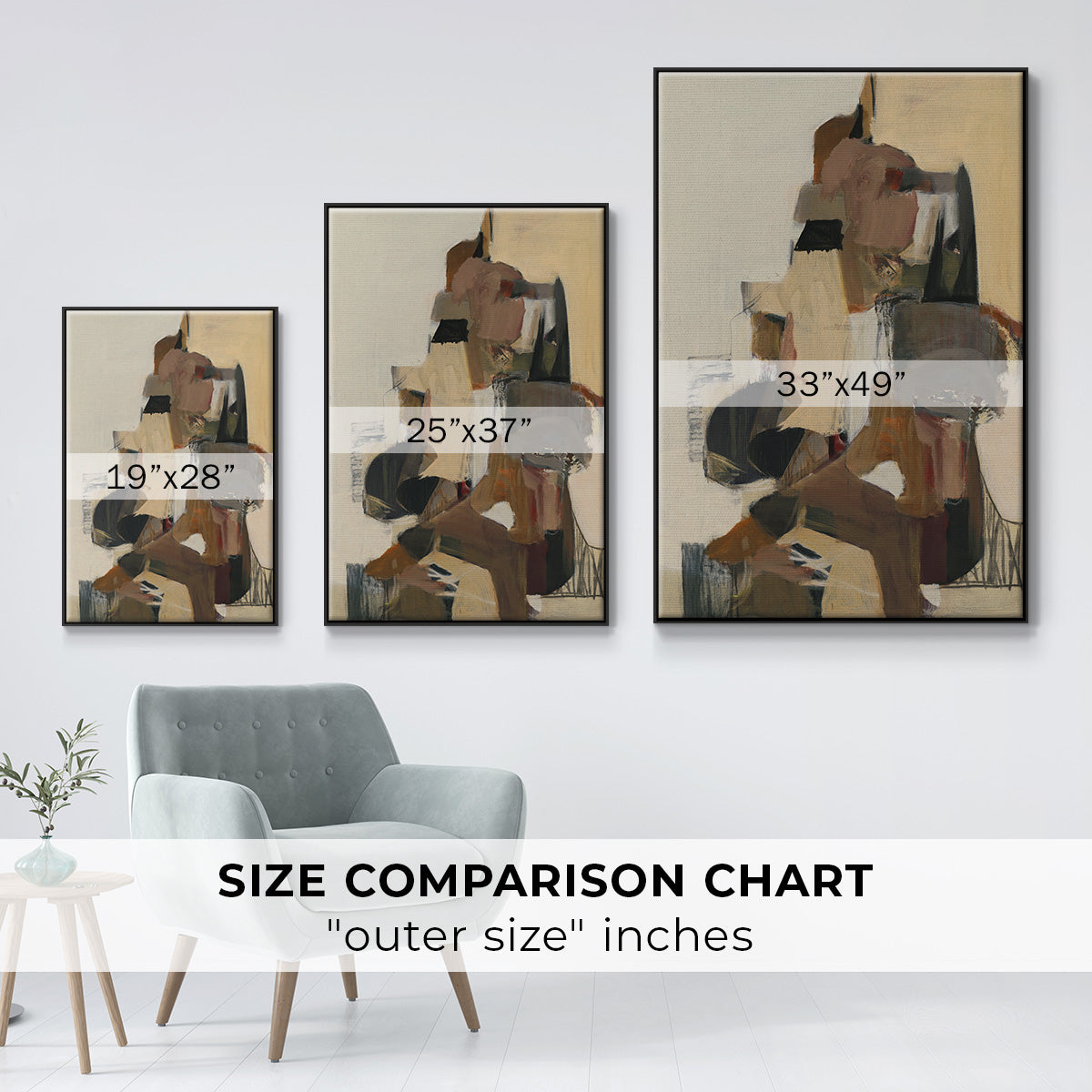 Mesa Grande - Floater Framed Canvas Print