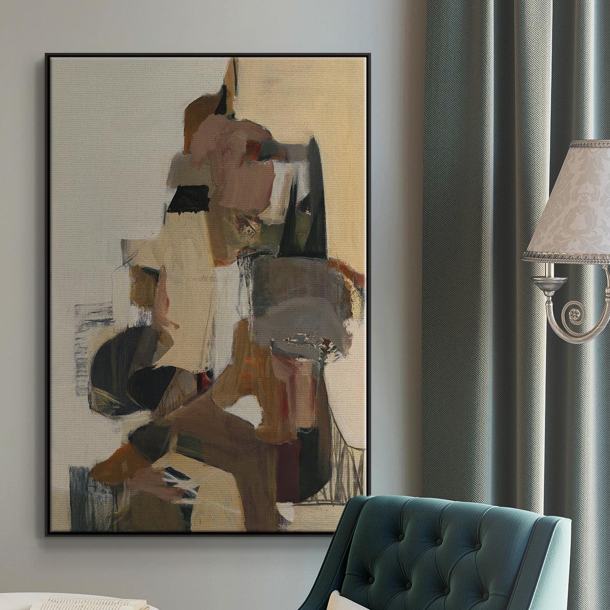 Mesa Grande - Floater Framed Canvas Print