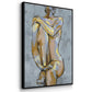 Grey Maiden I - Floater Framed Canvas Print