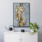 Grey Maiden I - Floater Framed Canvas Print
