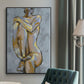 Grey Maiden I - Floater Framed Canvas Print