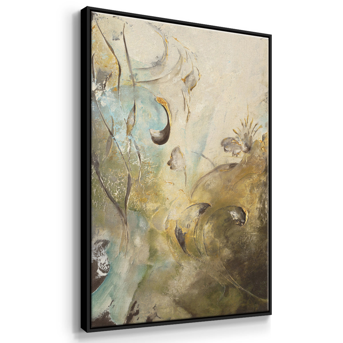 Enchanted Garden II - Floater Framed Canvas Print
