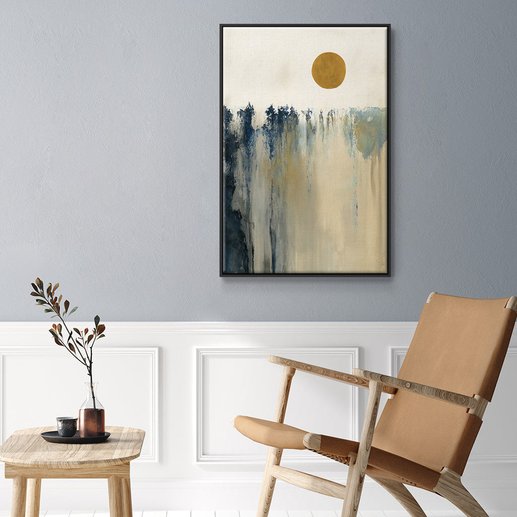 Equilibrium - Floater Framed Canvas Print