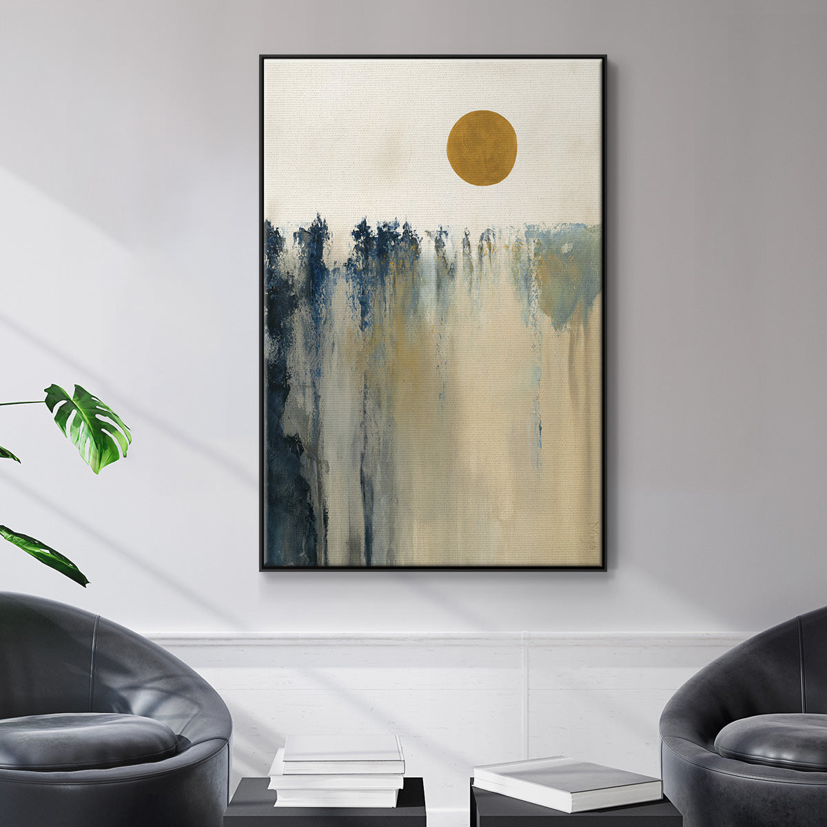 Equilibrium - Floater Framed Canvas Print