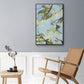 Aqua Sky - Floater Framed Canvas Print