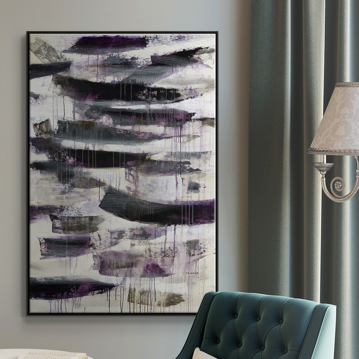 Helix #2 - Floater Framed Canvas Print
